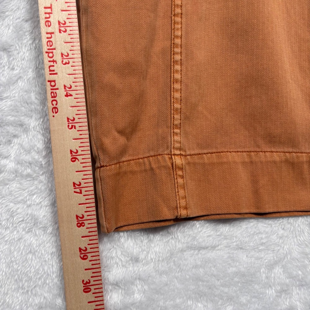 Free People Cargo Tahiti Pant Women L Rust Orange Utility Wide Leg Cropped Baggy - Picture 13 of 16